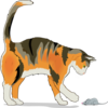 Cat With Mouse Clip Art